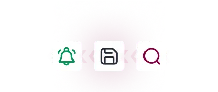 قابلیت ذخیره جستجو برای اطلاع از آگهیهای جدید مطابق