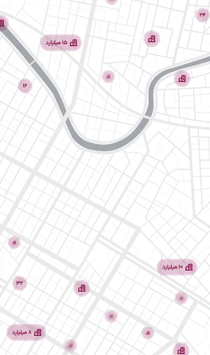 نقشه تعاملی نمایش موقعیت ملکها و محلهها